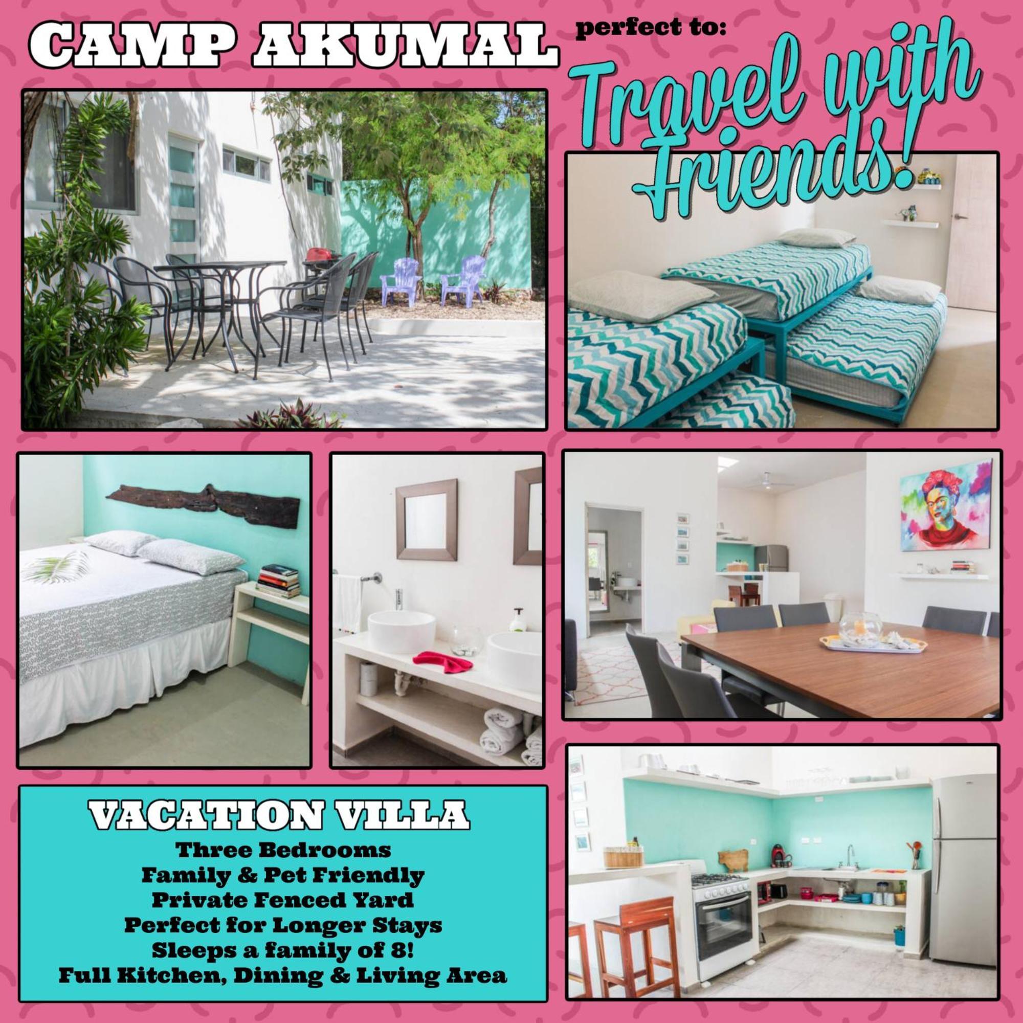 Camp Akumal - Hosted Family Bungalows Zewnętrze zdjęcie